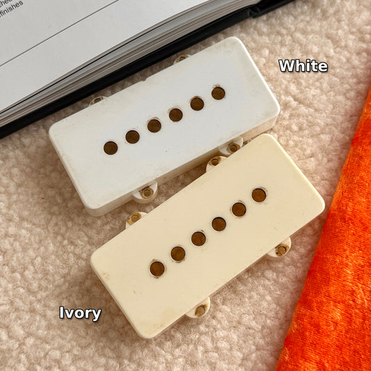 Jazzmaster® Pickup Covers in White