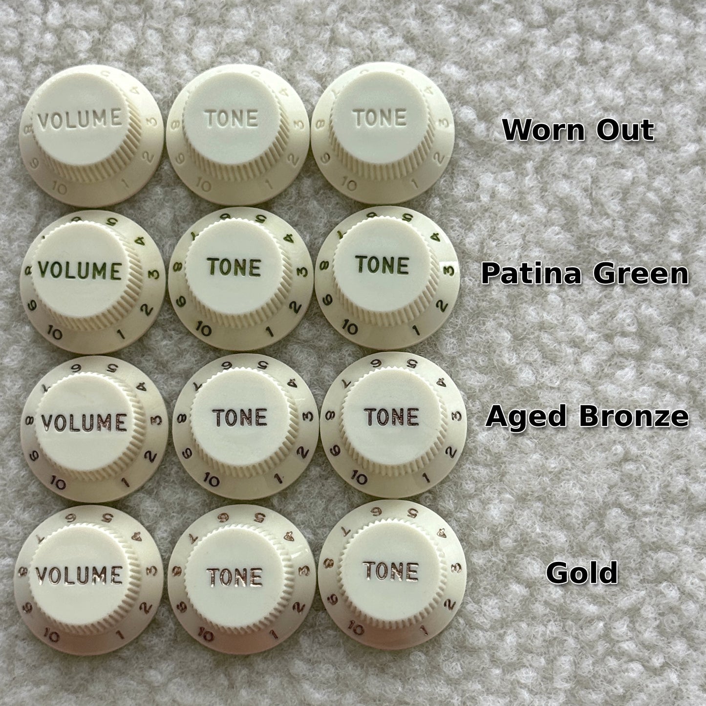 1960's Strat® Nylon Knobs, Covers & Tips