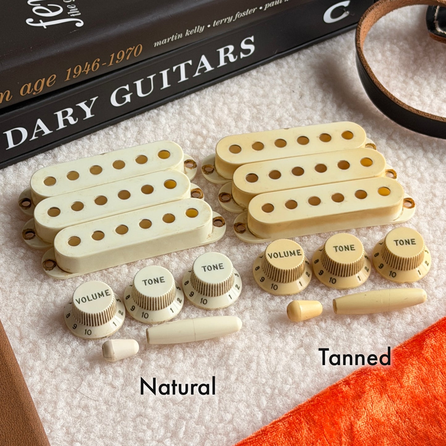 1960er Strat® Nylon-Potikappen, -Tonabnehmerkappen & -Schalterkappen