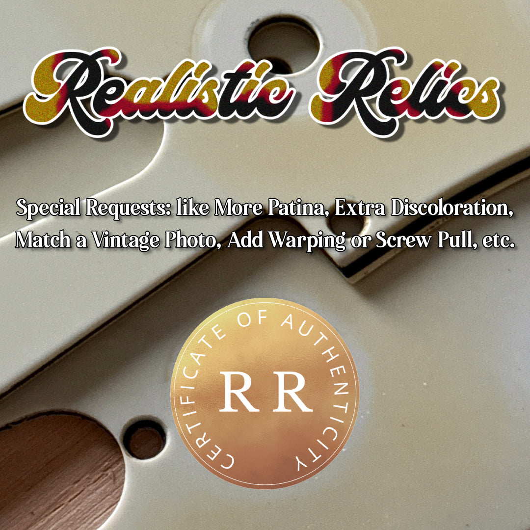 1950 Tele® Brass Saddles – Realistic Relics