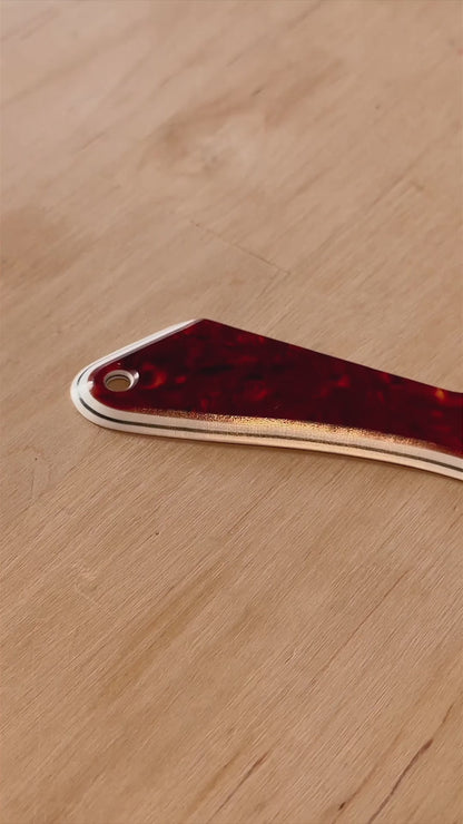 Limited Pre-Order • Aged 1960's Jazz Bass® Celluloid Tortoise Shell Pickguard