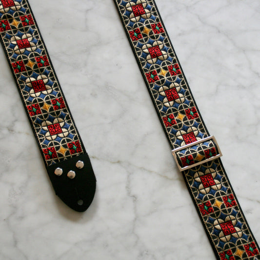 Brown 'Virginia' Guitar/Bass Hippie Strap — official supplier photo 2