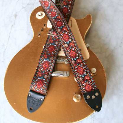 Ruby 'Peacock' Guitar/Bass Hippie Strap — official supplier photo 4