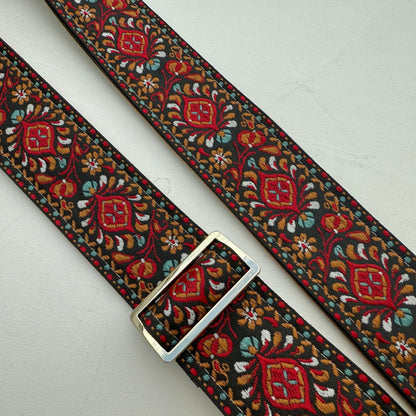 Ruby 'Peacock' Guitar/Bass Hippie Strap — official supplier photo 8